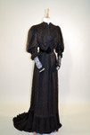 Black Silk and Lace Dress, 1890s_1 by James Madison University