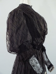 Black Silk and Lace Dress, 1890s_6