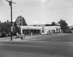 Gulf Service Station, at the intersection of Routes 11 and 211. by William Garber
