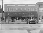 Storefront view of Ben Franklin Arts and Crafts Store, Woodstock, Va. by William Garber