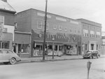 Storefront view of Ben Franklin Arts and Crafts Store, from a diagonal angle. Woodstock, Va. by William Garber