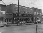 Storefront view of Ben Franklin Arts and Crafts Store, from a diagonal angle. Woodstock, Va. by William Garber