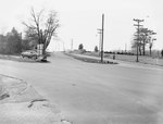 View of the intersection at Kamp Washington, Fairfax, Va. by William Garber