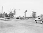 View of traffic at the intersection at Kamp Washington, Fairfax, Va. by William Garber