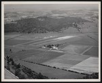 View of a small airport, possibly owned by Owen Showalter by William Garber