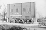 Front view of the Broadway Volunteer Fire Department by William Garber