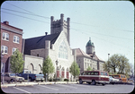 Presbyterian Church, with Court House in background by James Madison University