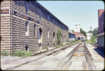 Railroad tracks next to Rhodes Candy Co. W. Market St. by James Madison University